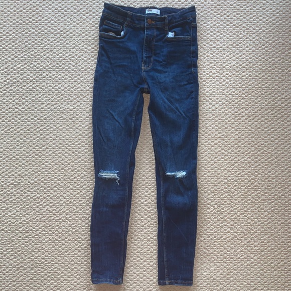 Zara authentic denim by TRF - ripped jeans - Picture 1 of 2